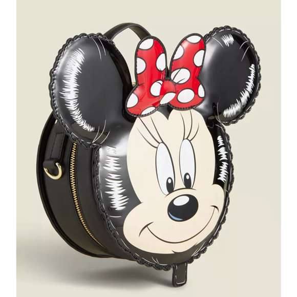 Loungefly Disney NWT Minnie Mouse Balloon Convertible Mini Backpack & Crossbody - Picture 3 of 14